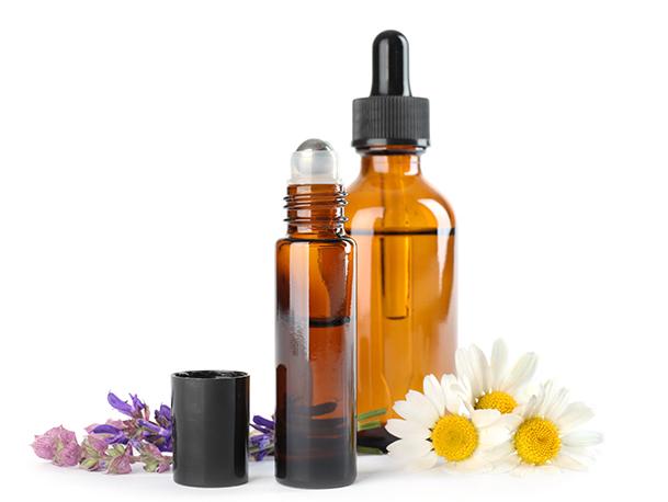 Amber glass bottles with lavender perfect for Secret Santa Gift Under 50 AED