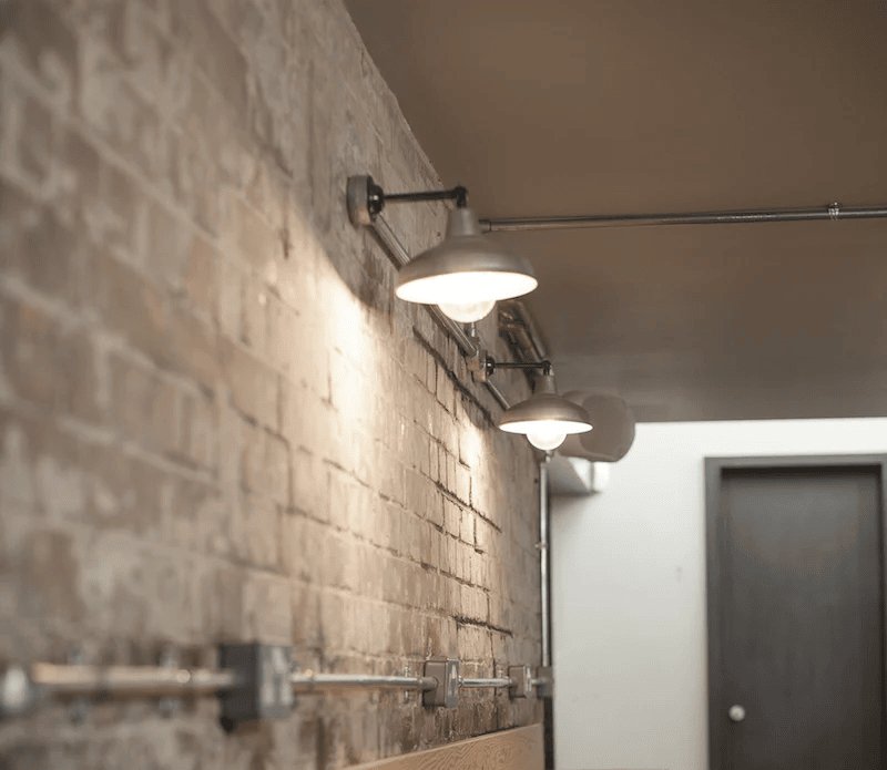 Industrial brick sconces Trendy wall lights brighten your home