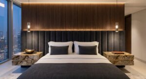 luxcury bedroom with black theme How to Make a Bedroom Feel More Luxurious