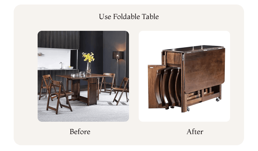 Tip 7 Free Up 30 of Your Floor Space How to Make an Old Apartment Feel Like Home