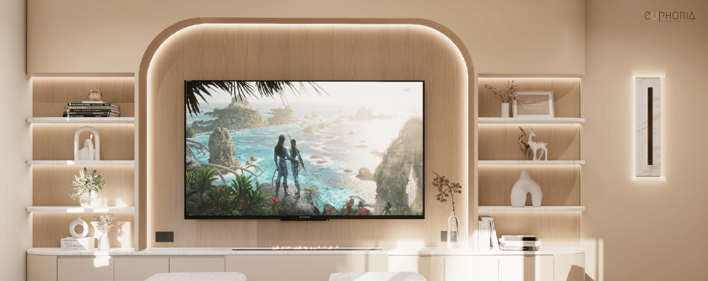 TV Villa interior design company in Dubai