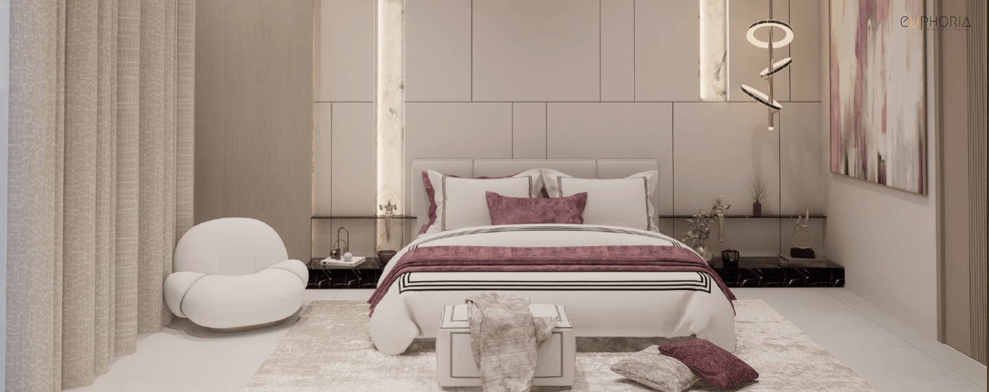 bedroom Villa interior design company in Dubai
