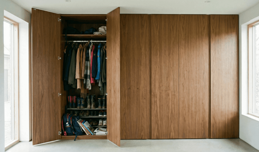 The Hidden Drop Zone for Daily Clutter Modern Minimalist Villa Design Ideas