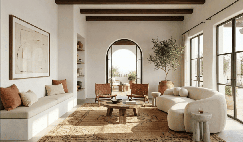 Mediterranean or Warm Modern villa design trends