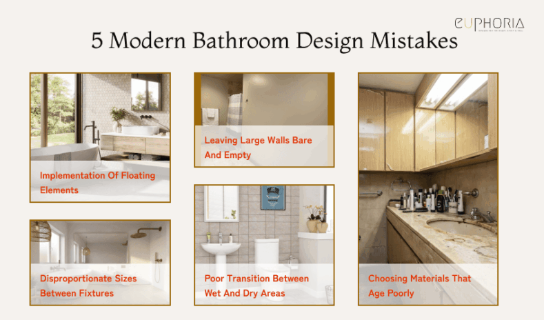 Modern Bathroom Design Mistakes
