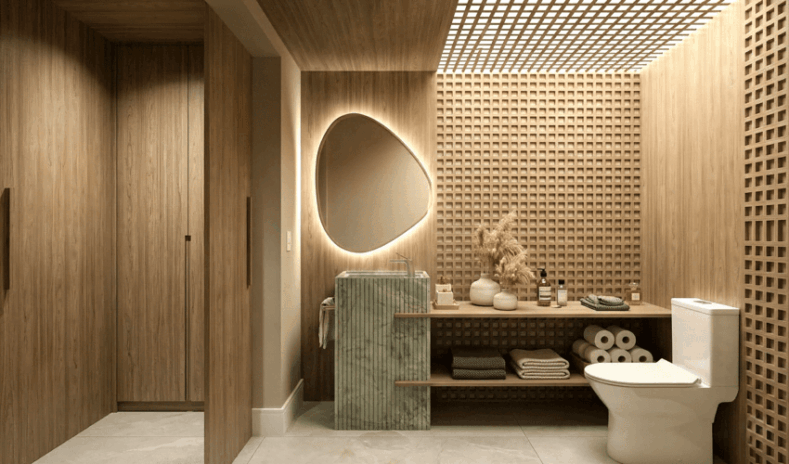 Modern Small Bathroom Ceiling Design Ideas