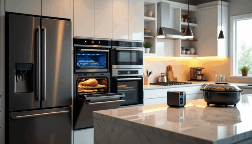 Add smart appliances kitchen design ideas
