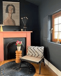 Cozy Dark Pallete Modern Small Living room ideas