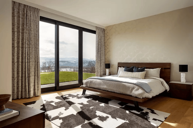 Embrace Large Windows Minimalist Bedroom Design Idea
