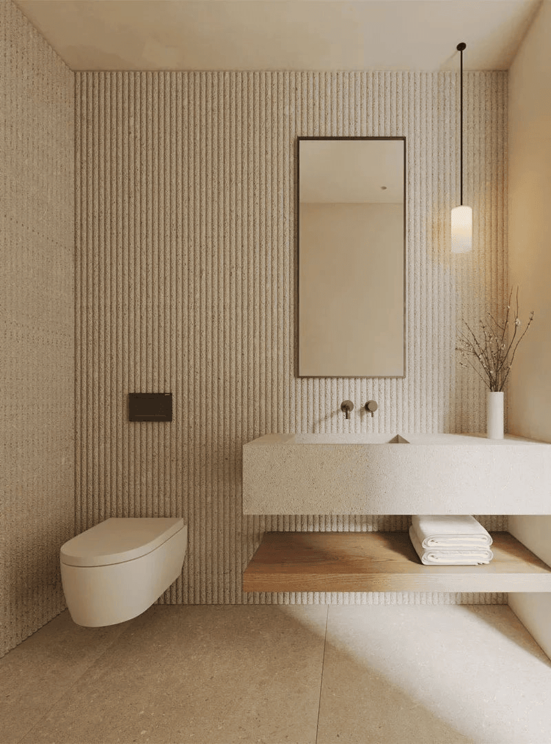 Japandi Style Bathroom Design Ideas