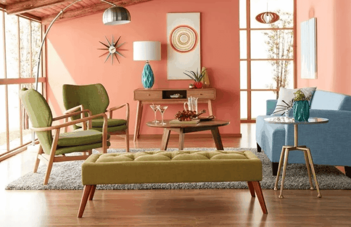 Long legged furniture for even lines Small Living room ideas