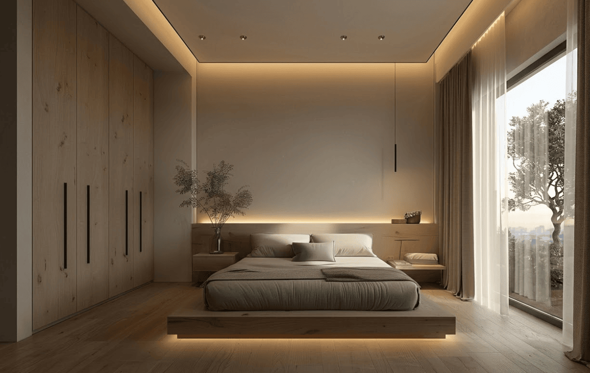 Minimalist Cove Lighting Minimalist Bedroom Design Ideas