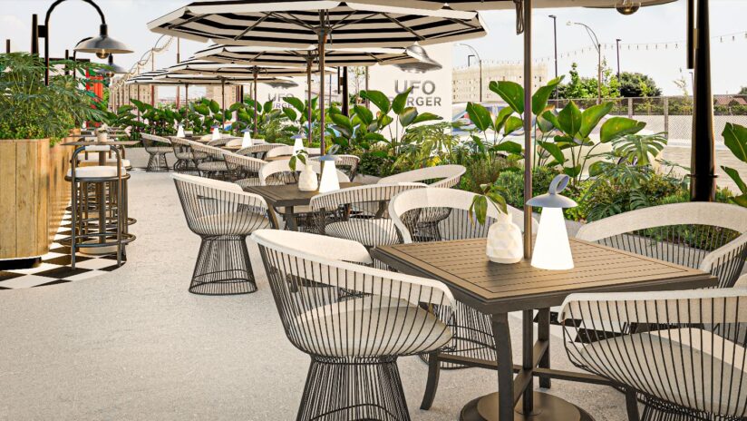 Modern Cafe Design Idea