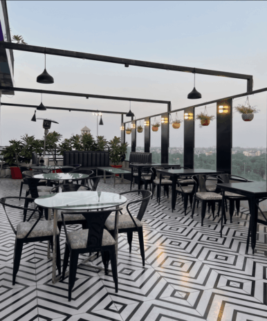 Rooftop Cafe Design