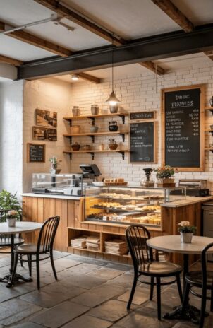 Rustic Cafe Design