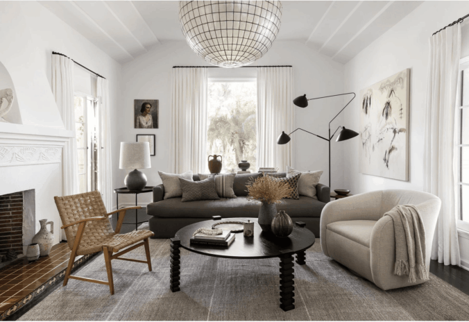Scandi style design for texture Modern Small Living room ideas