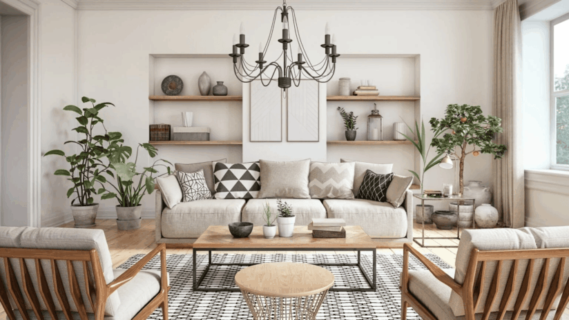 Scandinavian Style Living Room Design Ideas