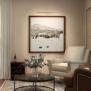 Soft art light Modern Small Living room ideas