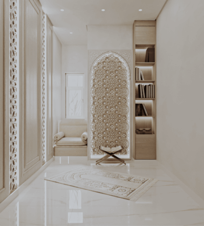 Prayer space for Eid al-Adha 2026
