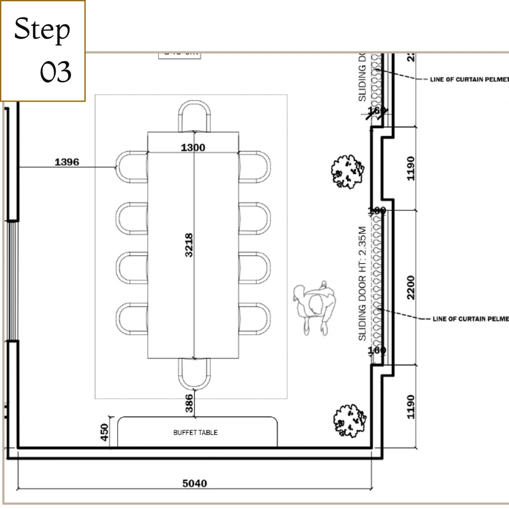 space planing creating functional flow interior designer company in Dubai