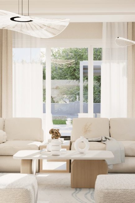 Sitting Area villa interior design company in Dubai