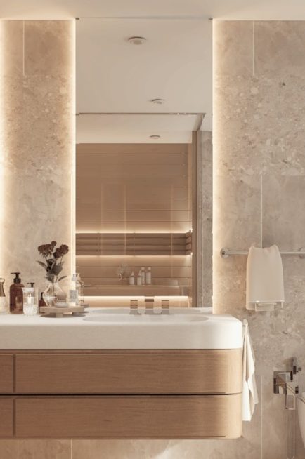 washroom villa interior design company Dubai